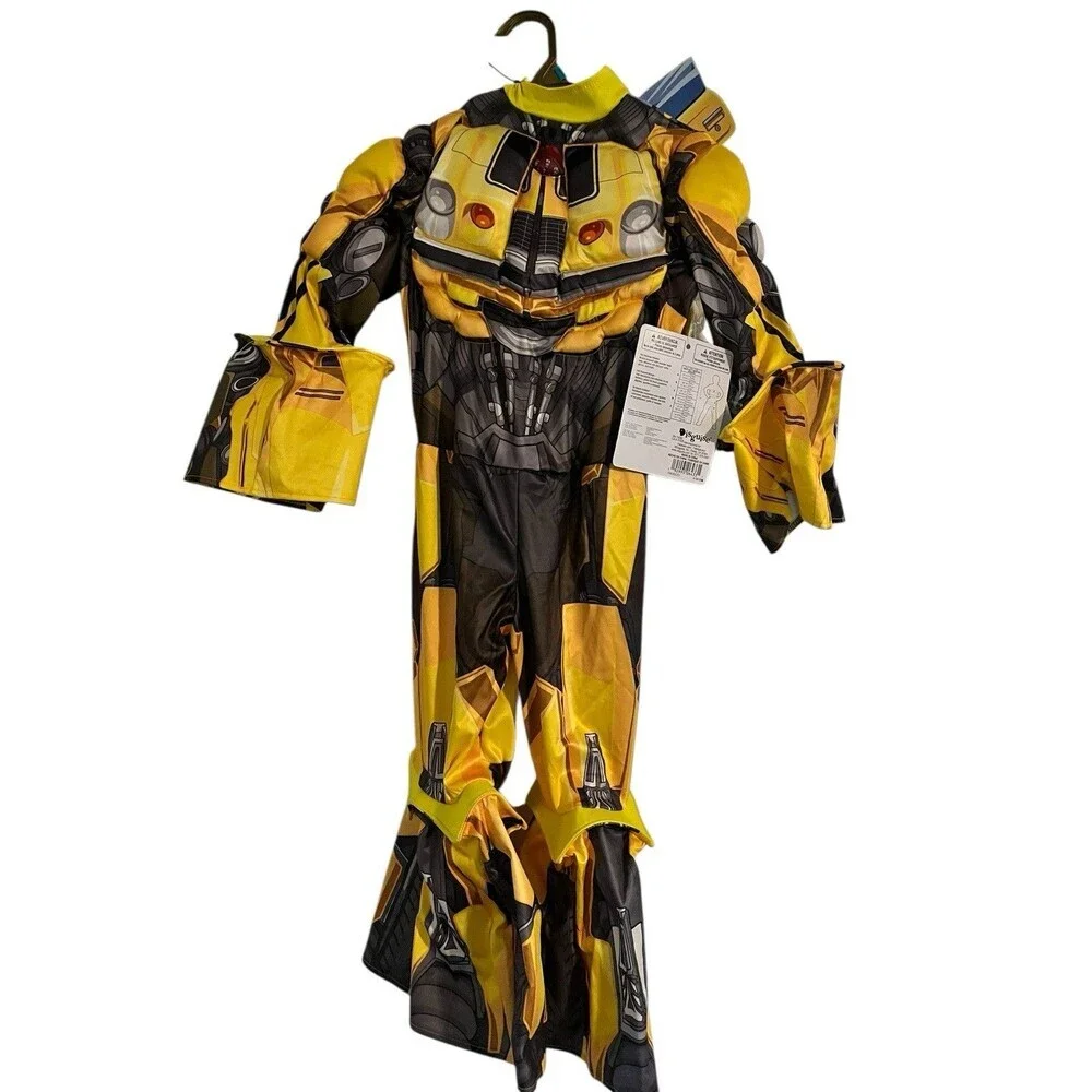 TRANSFORMERS Bumblebee Costume 3T 4T Child Deluxe Licensed Kids Disguise NEW
